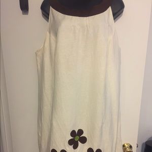 Linen blend sundress
